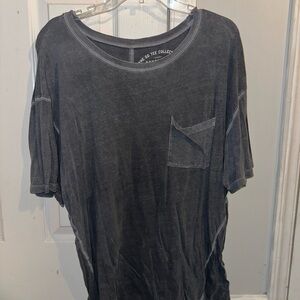 Tea Collection Gray Short Sleeve Tee